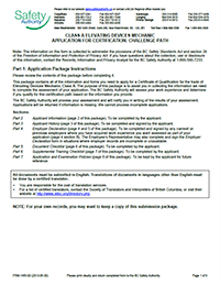 BC Safety Authority PDF Form