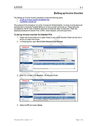 Work Process Procedures