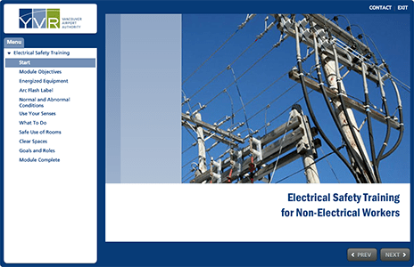 Vancouver Airport Authority Electrical Safety CBT