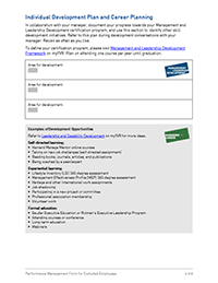 Vancouver Airport Authority Performance Management Form