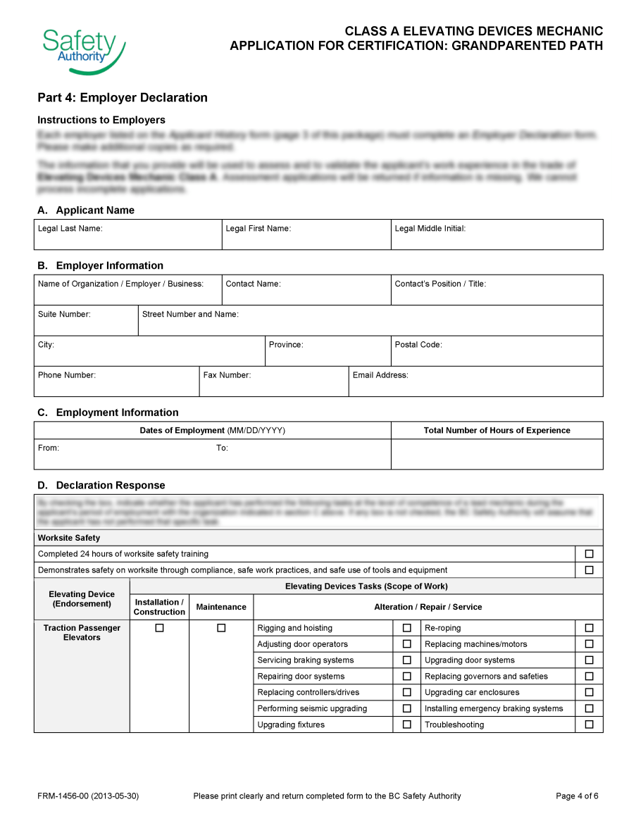 Fillable PDF Form page 4